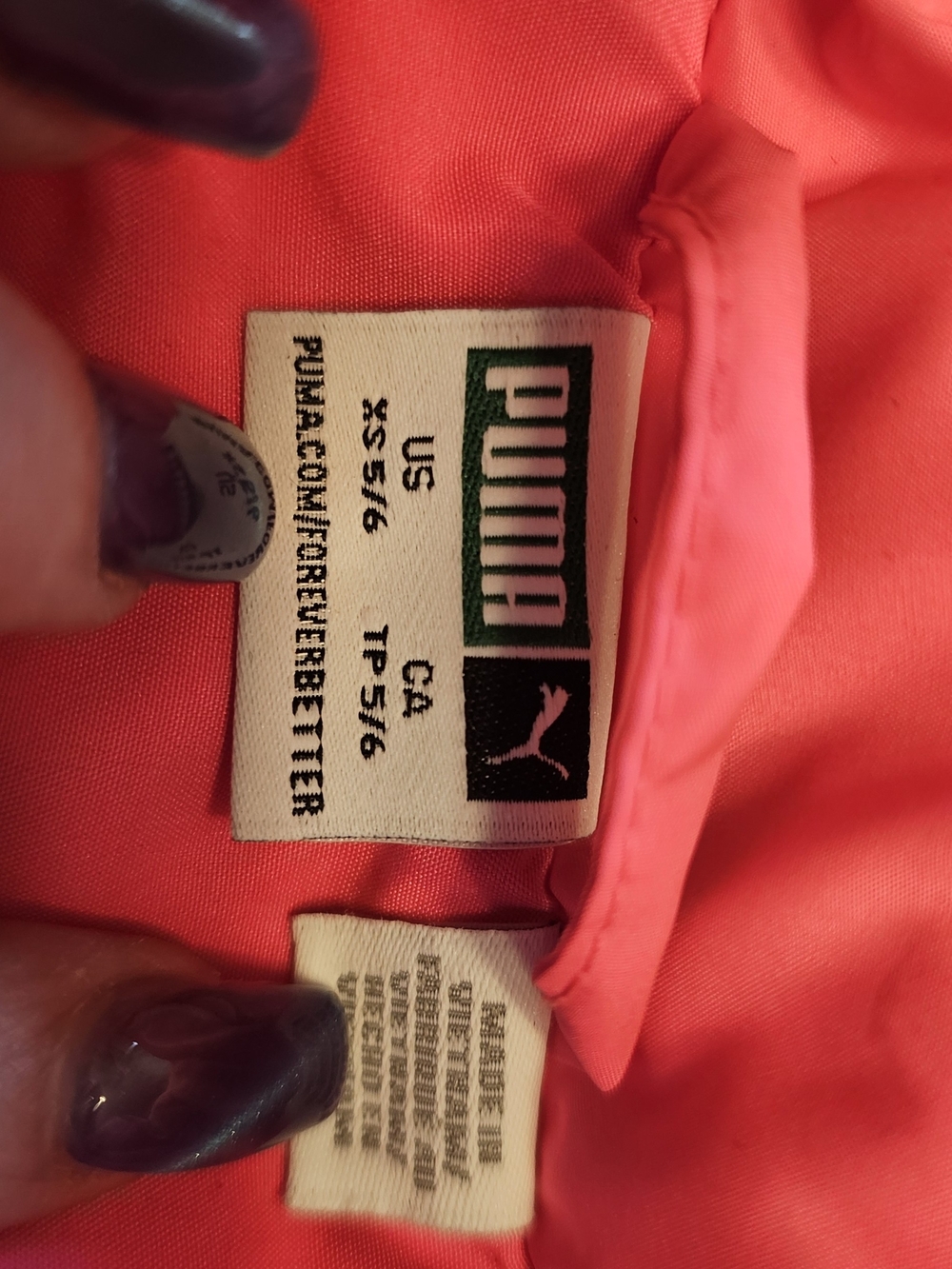 Puma Pink Quilted Puffer Vest - Picture 4 of 4